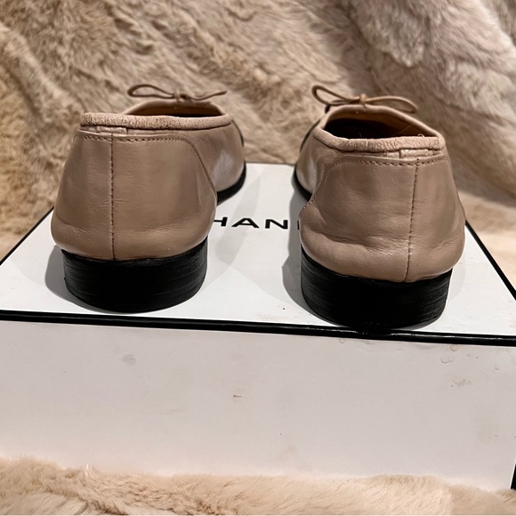 Chanel Vintage Two Toned Ballerina Flats - Picture 10 of 12